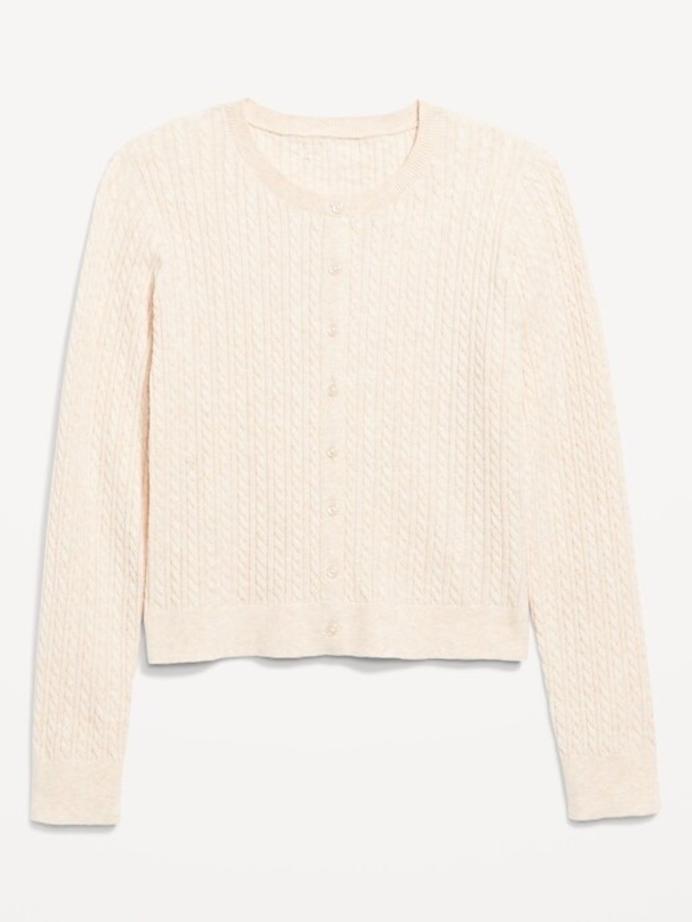 Old Navy SoSoft Cropped Cable Cardigan Sweater